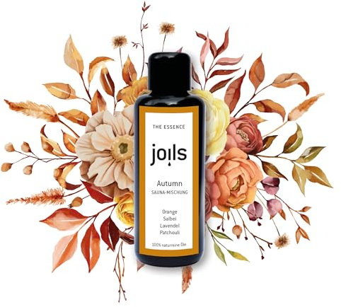 JOILS® Saunaaufguss AUTUMN, 100% naturreines Öl für Ihre Sauna, ätherisches BIO-Saunaöl vom Familienbetrieb aus dem Schwarzwald (100ml)