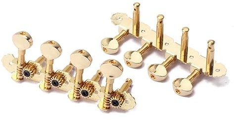 SUPVOX Mandolin Strings Accurate Gold Tuning Pegs for Strings Guitar Mandolin Machine Heads Mounting Screws
