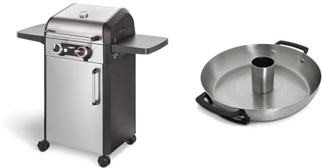 Enders Elektrogrill eFLOW PRO 2 TURBO, mit Gussrost SWITCH GRID & SWITCH GRID Geflügelbräter, aus Edelstahl + Gusseisen-Griffe