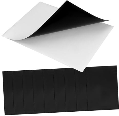 Lurrose 10blätter Magnetpapier Flexible Magnetbögen Bedruckbar Für Fotopapier Mit Magnetische Befestigung