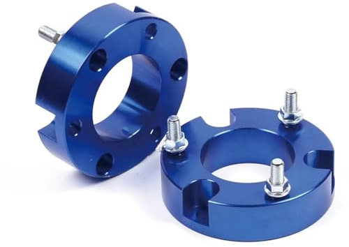 Espaciador Ruedas Para Toyota Para Hilux Para Revo Kit De Elevación Delantera Y Trasera Máquina Grillete Doble Comfort G Grillete 1-2“ Estante Azul (1 Par) Separadores Ruedas(32mm)
