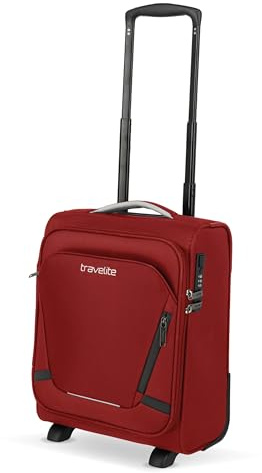 Travelite Handgepäck Trolley klein, Jetpack S Easy, Weichschale, 40x30x20 cm, Ultraleicht 1,7 kg, mit 2 Rollen & Zahlenschloss – Koffer passend für easyJet, Vueling, Wizz