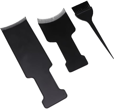 DEARMAMY Kit per Tintura Capelli Tavola per Colpi di Sole Pettine per Colorare Spazzola per Tinta da Parrucchiere Strumento per Spazzola Capelli Professionale