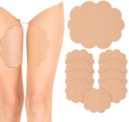 Générique Ruban Anti-Frottement Cuisses | Protections Respirantes Contre Les Frottements,Lot de 10 Patchs Élastiques Adhésifs pour Plis des Jambes Fitness Randonnée Vélo
