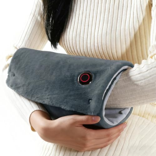 YJZQ Coussin Chauffant USB Tapis Chauffe Main Dos Cou Épaules Lombaire Genou Mini Châle en Graphène Lavable 3 Modes - Température Contrôle 40℃ à 54℃ pour Bureau Voyage Salle 30x60 cm
