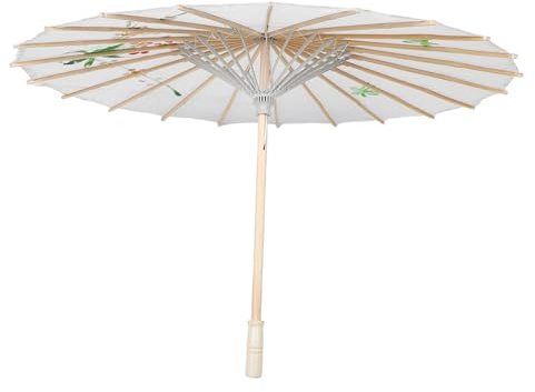 Beavorty Antique Silk Umbrella Japanese Parasol Folding Wear-resistant Dance Umbrella for Photography Women Performance Decor