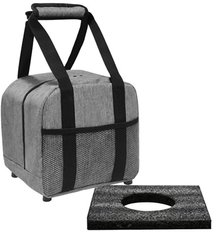 Bowlingball-Tasche für 1 Ball, Netztasche, Tragetasche für Einzelball-Zubehör | Bowlingball-Tragetasche mit gepolstertem Ballhalter für kleine Accessoires, einfach zu tragen, leicht, für Damen und Herren