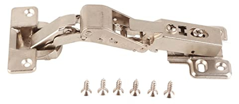 Acouto Cerniere per ante, in Lega di Zinco con Chiusura Ammortizzata Regolabile 3D per, Supporta Fino a 15 Kg, Ideali per ante di Armadi e Dispensa (35 tazze (senza imbottitura))