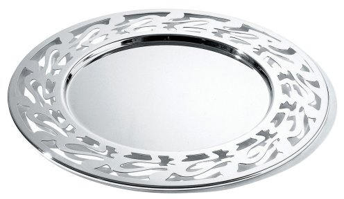 Alessi SG35 Ethno Platzteller mit durchbrochenem Rand - Edelstahl 18/10 glänzend poliert