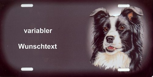 Schilderfeuerwehr Hundeschilder Border Collie selbst gestalten und Bedrucken ✓ Hundewarnschilder ✓ Hinweisschild ✓ Verbotsschild
