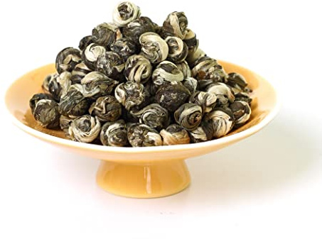 GOARTEA Jasmine Dragon Pearls - 100g / 3.5oz Nonpareil Supreme Grade - Jasmine Pearl Green Tea - Chinese Green Tea Loose Leaf