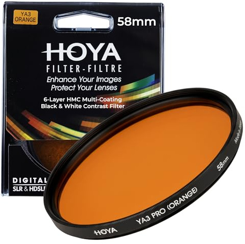 Hoya Filtre HMC ya3 rond 58 mm – Orange