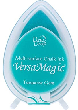 Tsukineko Versamagic Dew Drop Stempelkissen, türkiser Edelstein