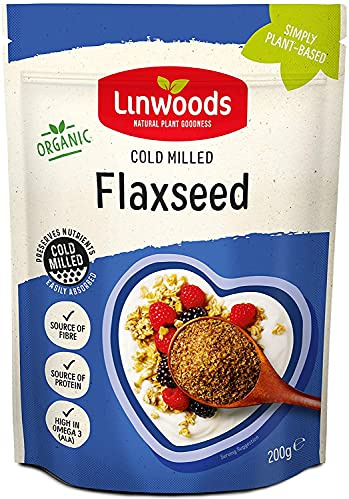 200g de graines de lin blanchi Linwoods organique