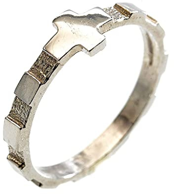 Holyart Rosenkranz Ring Silber, 21 mm (0.826 inc.) - DE 66