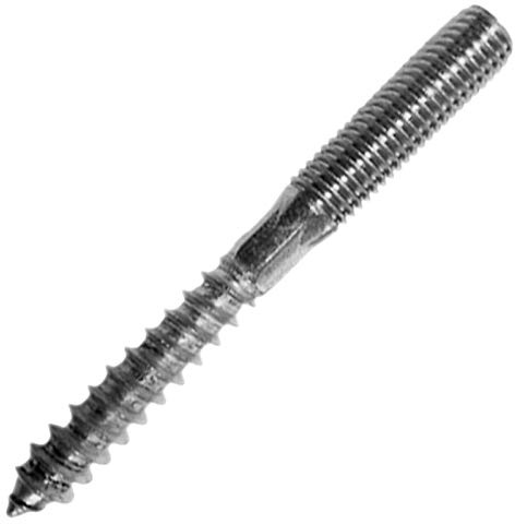 10 Stück Stockschraube M8 x 80mm aus Edelstahl V2A für Montage Gewinde