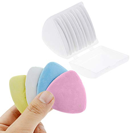 Lohas Select Gesso da sarto triangolare, 10 pezzi, bianco, per cucito, artigianato, sartoria