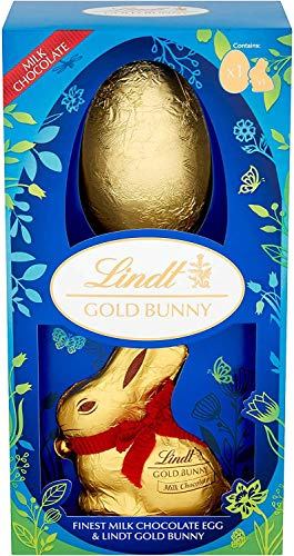 Lindt Uovo di Pasqua del coniglietto dell'orso, 195g