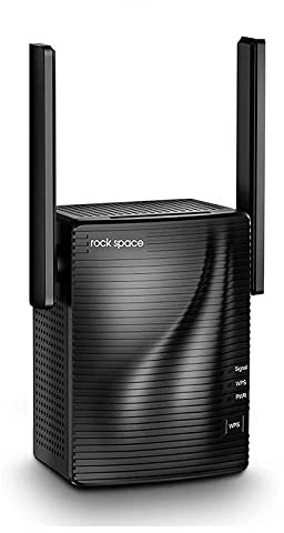 Répéteur WiFi Puissant-Amplificateur WiFi jusqu'à 1292sq ft, WiFi Extender sans Fil 1200Mbps Dual Bande 2,4 et 5GHz avec Port Ethernet, Mode AP