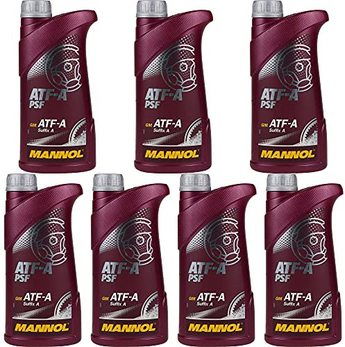 QR-Parts Set 85473365 MN8203-1 7x1 Liter Original MANNOL Hydrauliköl ATF-A PSF Hydraulic Fluid Oil