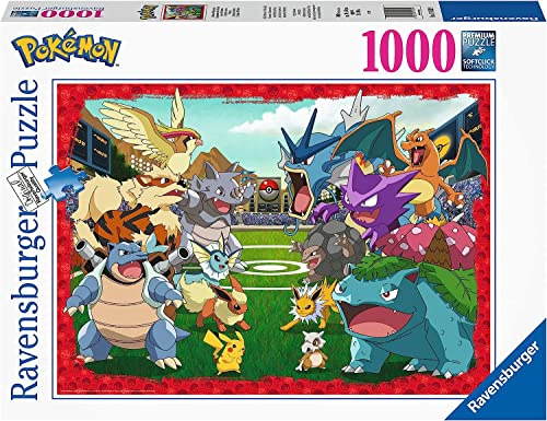 Ravensburger Puzzle 17453 - Pokémon Kräftemessen - 1000 Teile Pokémon Puzzle für Erwachsene und Kinder ab 14 Jahren