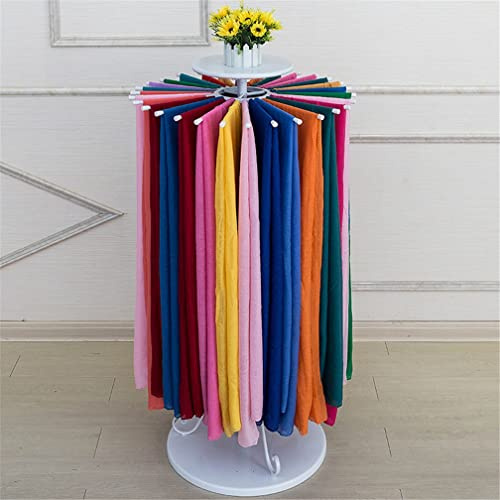 MEYEBP Stand Appendiabiti Sciarpa Portaoggetti Organizzatore di Sciarpe, Appendiabiti di Grande capacità Espositore per Pantaloni Sciarpa di Seta, Sciarpa Creativa Espositore
