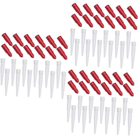 Hemobllo 36pezzi Ugelli Per Applicazione Di Sigillante Beccucci Compatibili Per Tubetti Di Calafataggio Facili Da Installare e Utilizzare Per Superfici Irregolari e Progetti Di Finitura