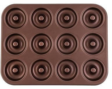 Sallys 12er Donutform. Donutform mit spezielle Antihaftbeschichtung (PFAS- und PTFE-frei), Abgekupfert, Hochwertig