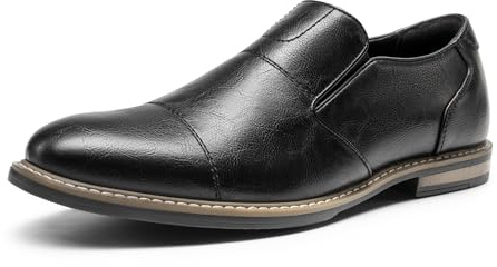 Bruno Marc Herren Mokassin Anzugschuhe Slipper & Mokassins Slip Loafer Herrenschuhe,Size 45,Schwarz,SBLS2421M-E