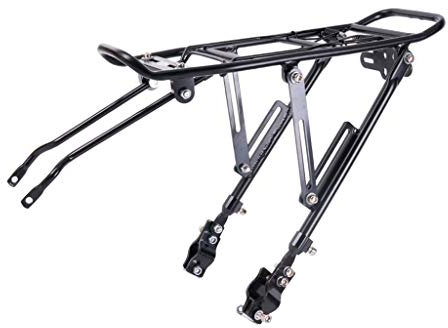 Verstellbarer Fahrradgepäckträger für Mountainbike, Rennrad, Heckgepäck, zum Anschrauben, einfache Installation, Fahrradzubehör-Set, Fahrradzubehör, Tasche, Sport-BHs für Damen