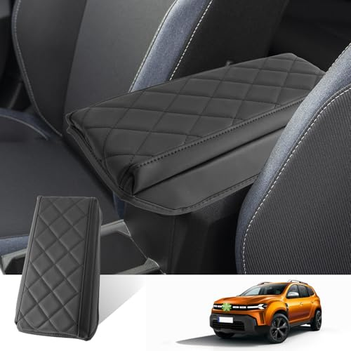 Ruiya Compatible with Dacia Duster 3 | Hybrid | 4X2 4X4 | Extreme 2024 2025 2026 Centre Armrest Cover, Armrest Cover Duster Centre Console Armrest Protector Car Armrest Box Cover Duster Accessories