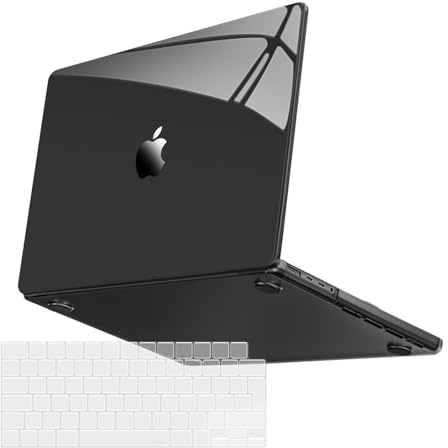 MOSISO Hülle Kompatibel mit MacBook Pro 16 Zoll 2024-2021 M4 M3 M2 M1 A3403 A3186 A2991 A2780 A2485 Pro Max,Surpass Natural Beauty Schützende Plastik Hartschale&Tastaturabdeckung,Kristall Schwarz