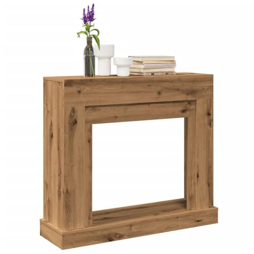 GCHDHAPB Kaminumrandung Artisan Eiche 100x30x87,5cm Holzwerkstoff Haus & Garten Kamin & Holzofen Zubehör