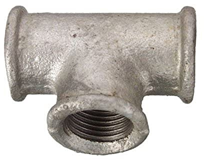 Cornat förzinkat T-stycke 1 tum x 1/2 tum, VFB130112 1 tum x 3/4 tum Innengewinde, Reduzierter Abgang