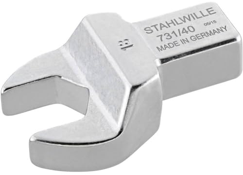 Stahlwille 731/40 17 58214017 Maul-Einsteckwerkzeuge SW.17 mm Werkzeugaufnahme 14x18 mm, Silber