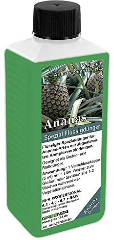 GREEN24 Ananas-Dünger HIGH-TECH NPK für Ananas comosus Pflanzen in Beet und Kübel (Fertilizer)