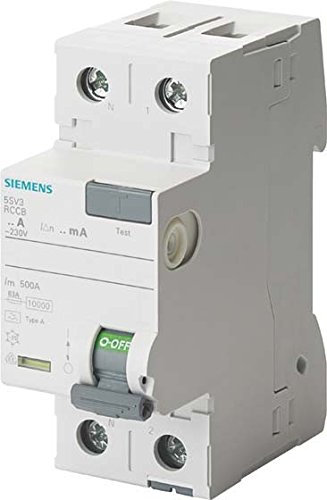 Siemens SENTRON Leitungsschutzschalter 5SV 70 mm Klasse – A 2-polig 16 A 30 mA