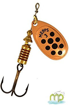 Mepps - Cucharas aglia para cocer P.Rouge N° 3 (2/4,5 g)