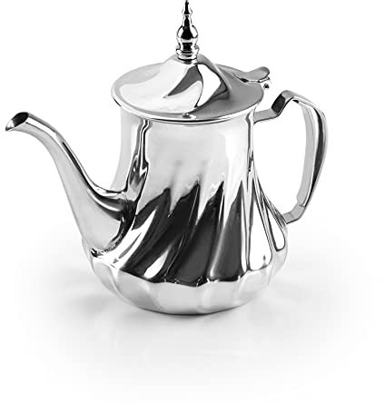 Ibili - Théière Arabe Yadida, 1 Litre, Acier Inoxydable