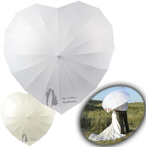 iX-brella Hochzeitsschirm Brautschirm Wedding Heart
