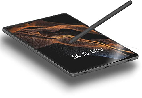 PYS 2 Stück Papier Schutzfolie für Samsung Galaxy Tab S8 S9 S10 Ultra | 14,6 Zoll (37,1 cm) Kompatibel mit S Pen Matt Folie fühlt sich an wie Schreiben auf Papier Blendfrei Anti-Fingerabdrücke