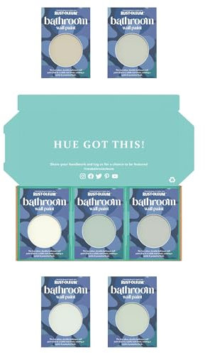 Rust-Oleum Bathroom Wall Paint in Matt Finish - Fresh Greens Tester Box