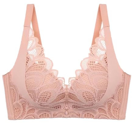 Push-Up-BH FüR Damen Unterwäsche Frauen Set BH Und Slip Große Größen Volle Abdeckung, Sport-BHS Und Höschen Aus Spitze Skiny BH ohne bügel St. Patricks Tag