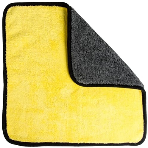 Pro-Kleen Microfibre Cloth 1000GSM 40 x 40cm Cleaning Drying Streak Clean Towel For Car, Vehicle Or Home, 1 Super Thick Commercial Professional Grade Cloths (1 pack)