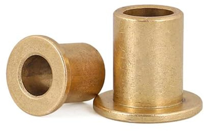 5 Stück 8×12×15/16×2mm Messing-Flansch-Lagerhülse, Pulvermetallurgie-Öl, das Schritt-Schulter-Flansch-Buchse enthält
