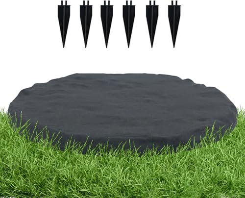 Youding Pietre da giardino | Decorazione da pavimento | Con gancio da pavimento per marciapiedi giardino piscina terrazza esterna