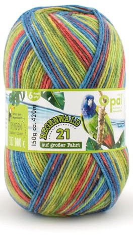 OPAL 6-fach 150g Regenwald 21 auf großer Fahrt 11612 - Steuermann