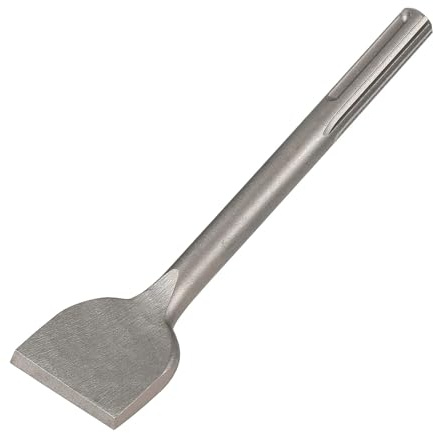 ZHaotn SDS MAX Skalierungsmeißel 75X250mm Elektrischer Hammer Breiter gebogener Fliesenmeißel for Entfernen von Betonfliesen an Wänden Mauerwerk Bohrer Schaufel