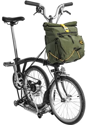 Rhinowalk Sacoche de Guidon de vélo à libération Rapide - pour vélo Pliant Brompton - avec bandoulière