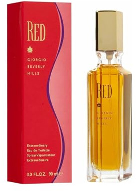 Giorgio Beverly Hills Red Perfume for Women, Eau De Toilette EDT Spray, 3 Fl Oz